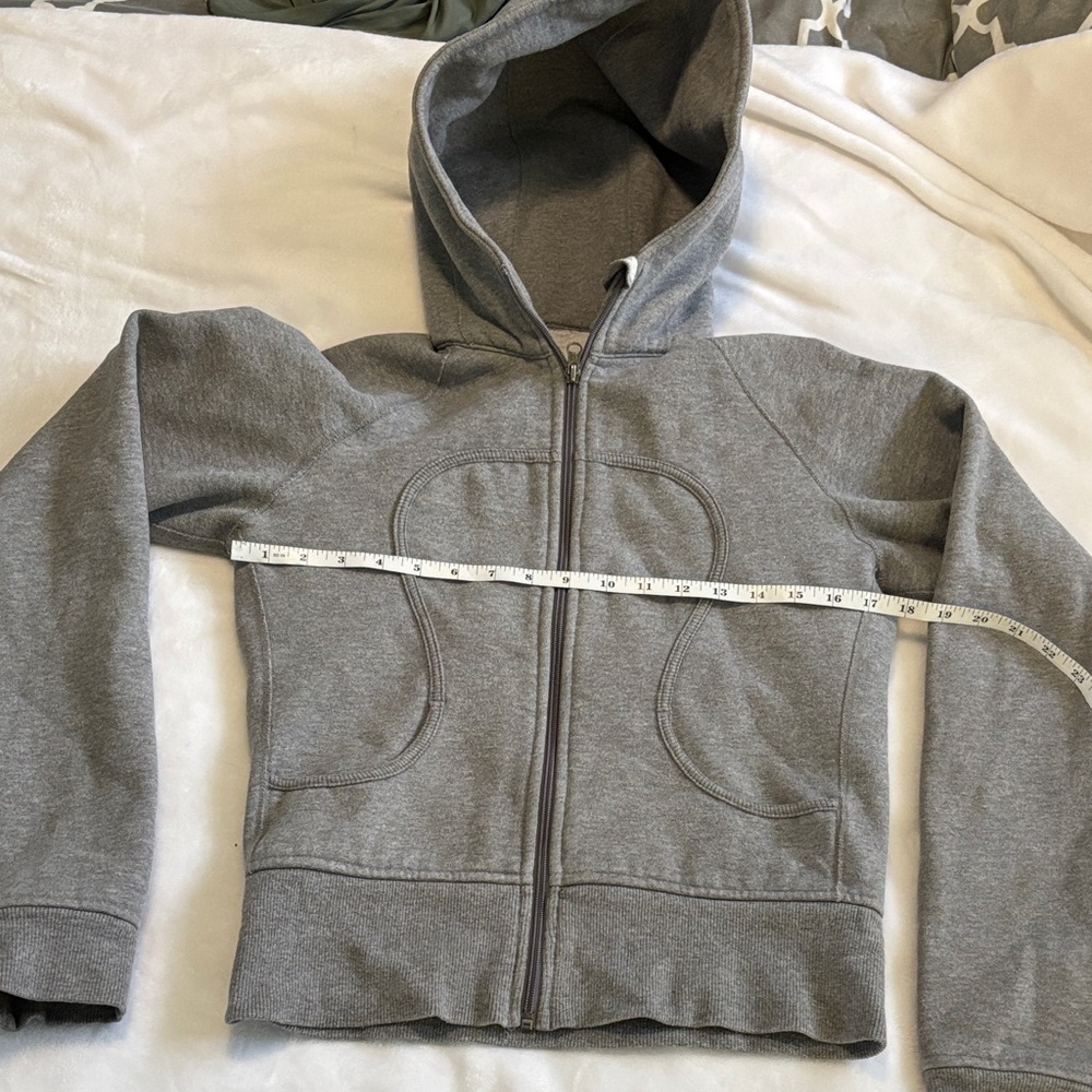 Lululemon Athletica Charcoal Zip-Up Hoodie